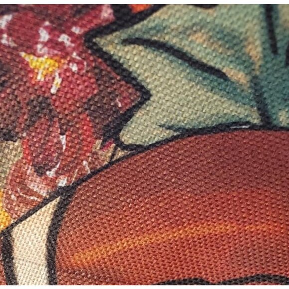 Football Table Runner Pumpkin Fall Decor Autumn Thanksgiving Decoration Cloth - Picture 7 of 8